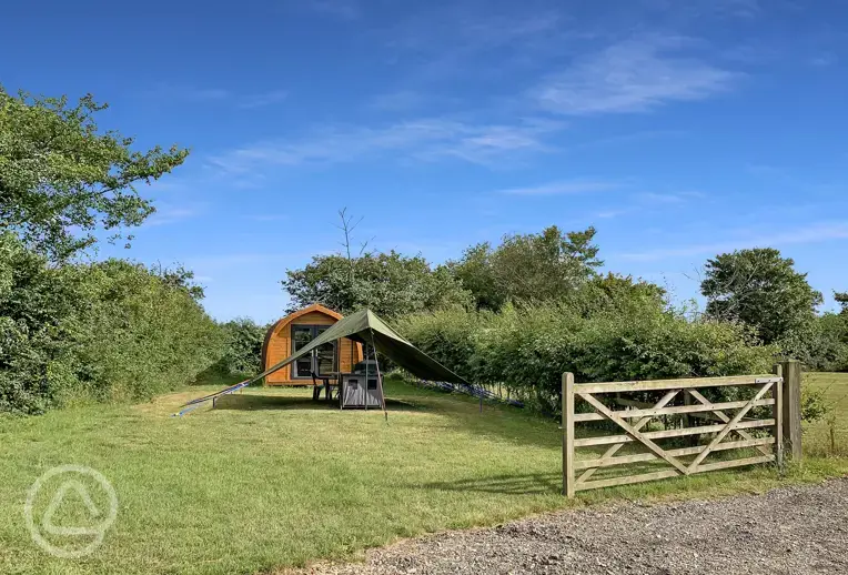 Dog friendly camping pod (five persons)