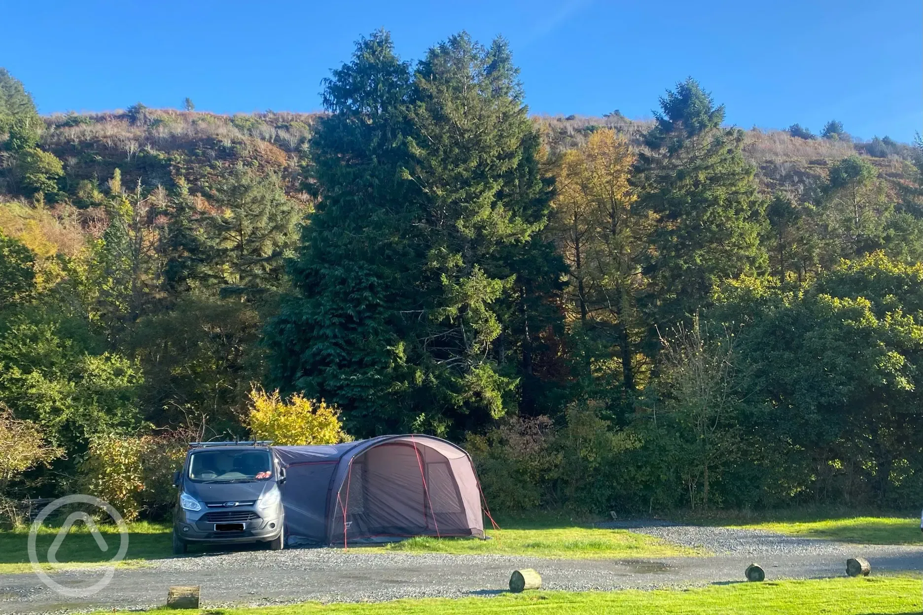 Touring pitches with optional electric 