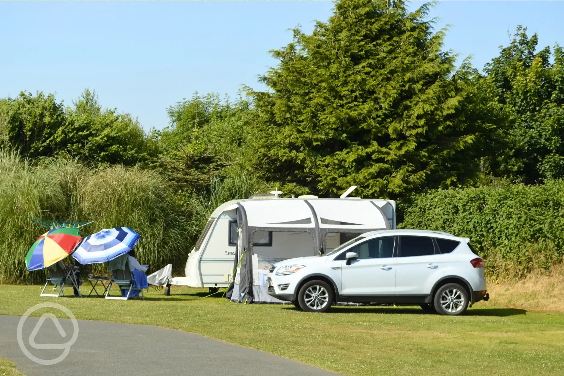 Larger electric grass pitches with 16 amp hook ups