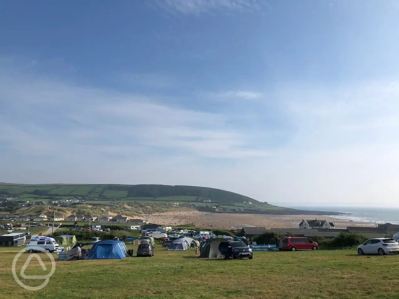 View from middle of the site overlooking the bay