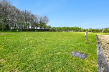 Electric grass pitches (6m x 9m) with 16 amp hook ups