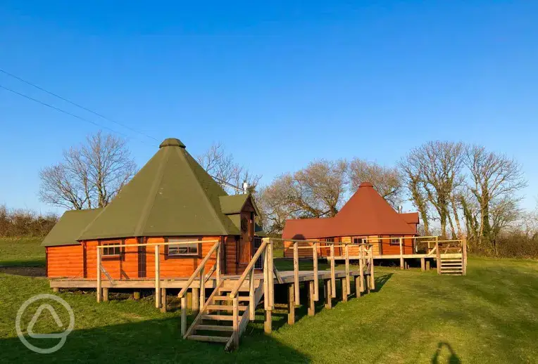 Wooden eco pods