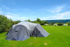 Non electric grass pitches at Okehampton Non electric grass pitches at Okehampton