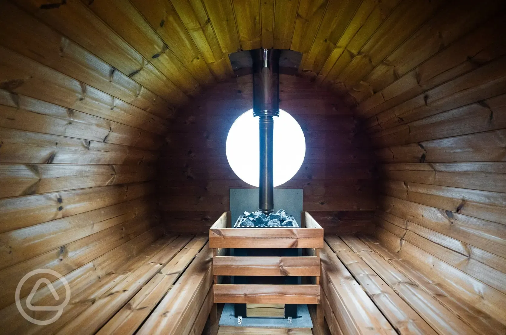 Lit Sauna and Space - onsite sauna