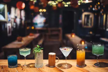 Cocktails from the Garrison Gallery - onsite gallery and craft cocktail bar