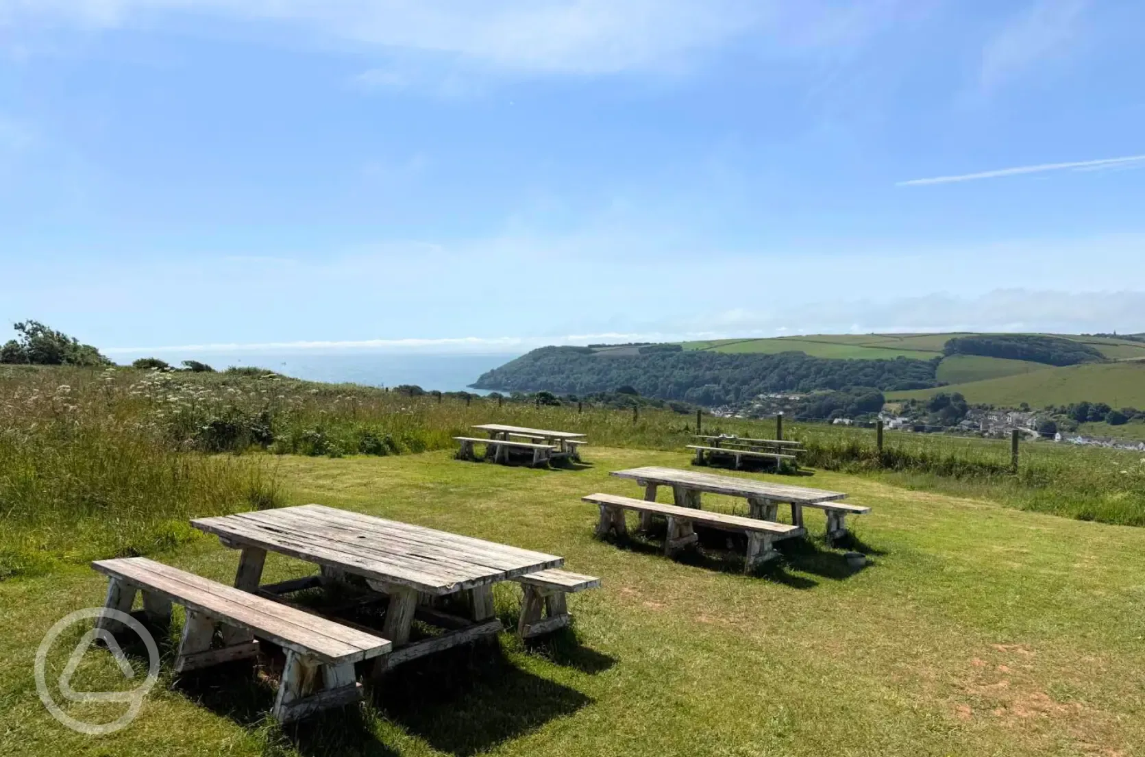 Outdoor seating for The Canteen - onsite cafe