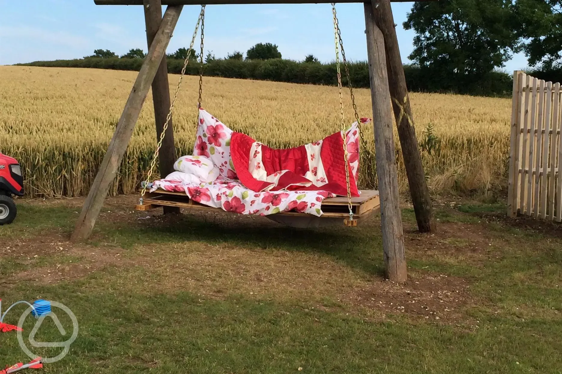 Relax on the pallet swing 