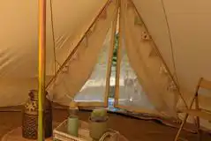 Bell tent interior