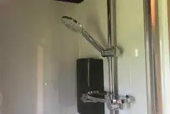 Astronomer shepherd's hut ensuite bathroom Astronomer shepherd's hut ensuite bathroom