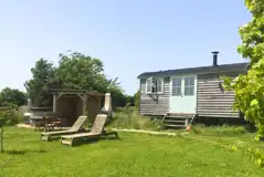 Astronomer shepherd's hut and wood-fired hot tub Astronomer shepherd's hut and wood-fired hot tub