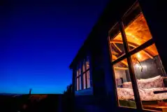 Astronomer shepherd's hut at night Astronomer shepherd's hut at night