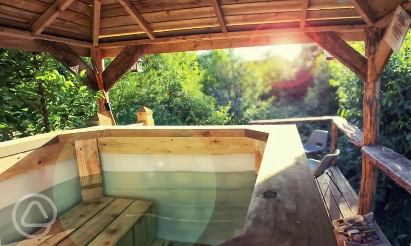 Onsite hot tub