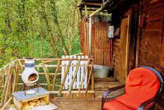 Barn Owl cabin decking area