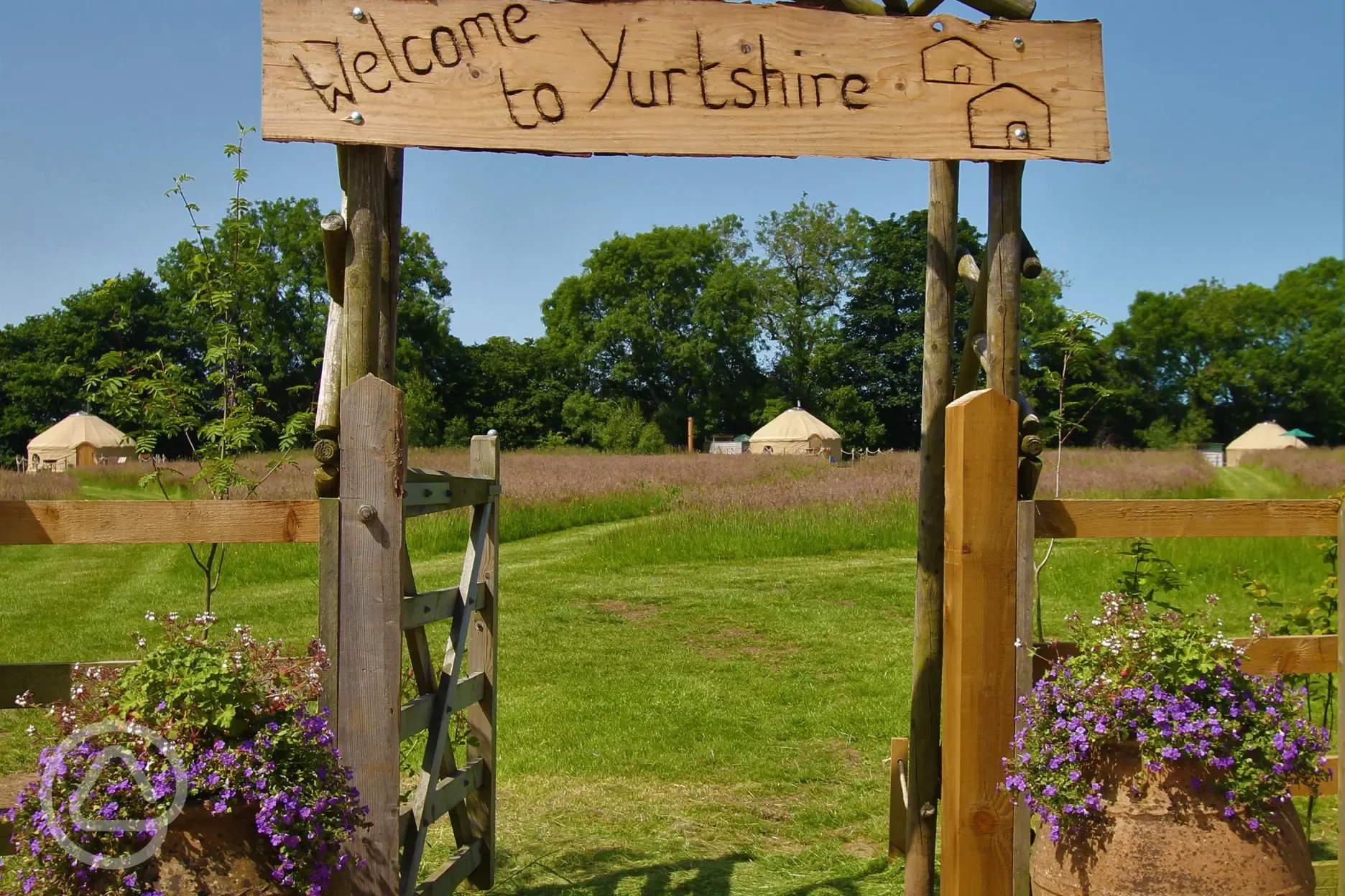 Yurtshire entrance