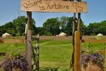 Yurtshire entrance