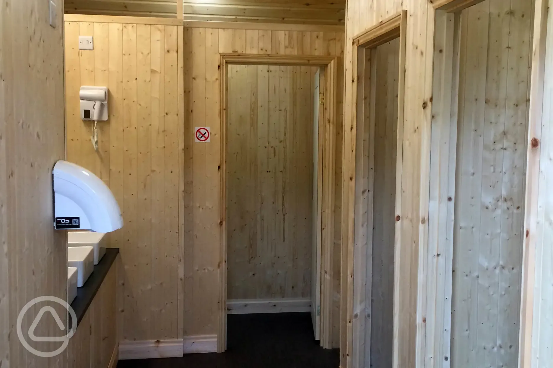 The toilet and shower facilities at Oxford Riverside Glamping are brand new for this season 
