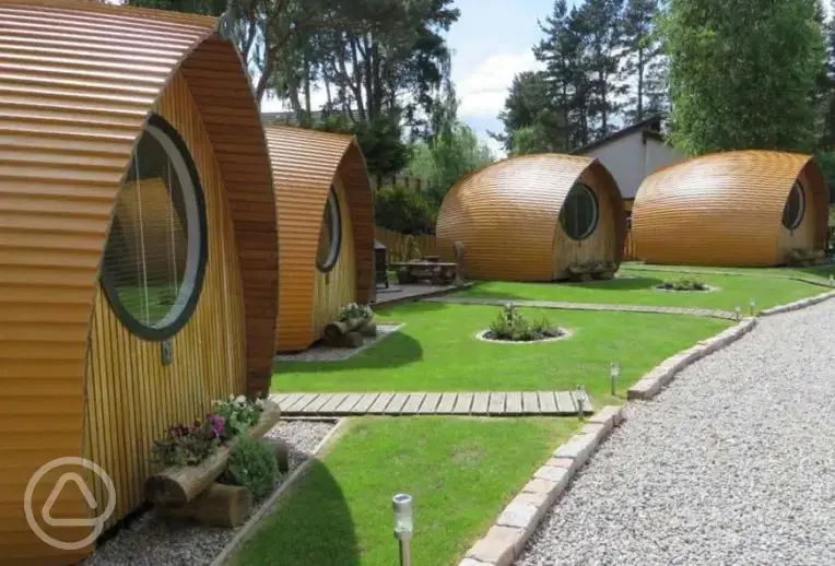 Glamping pods