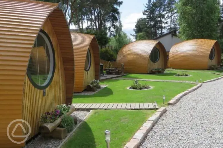 Glamping pods