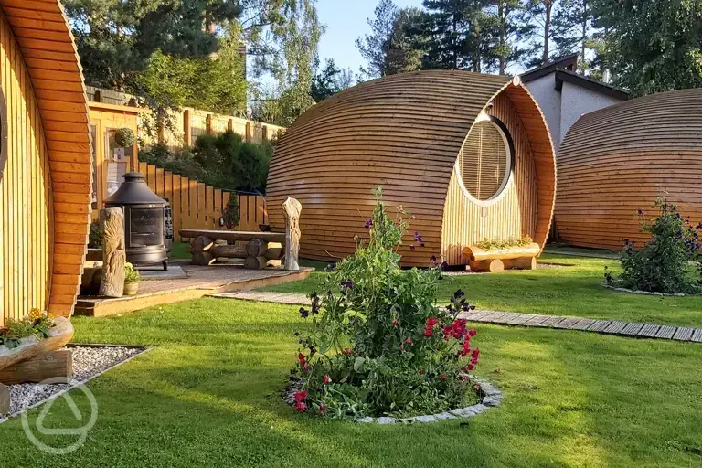 Glamping pods