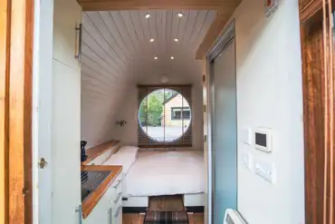 Glamping pod interior