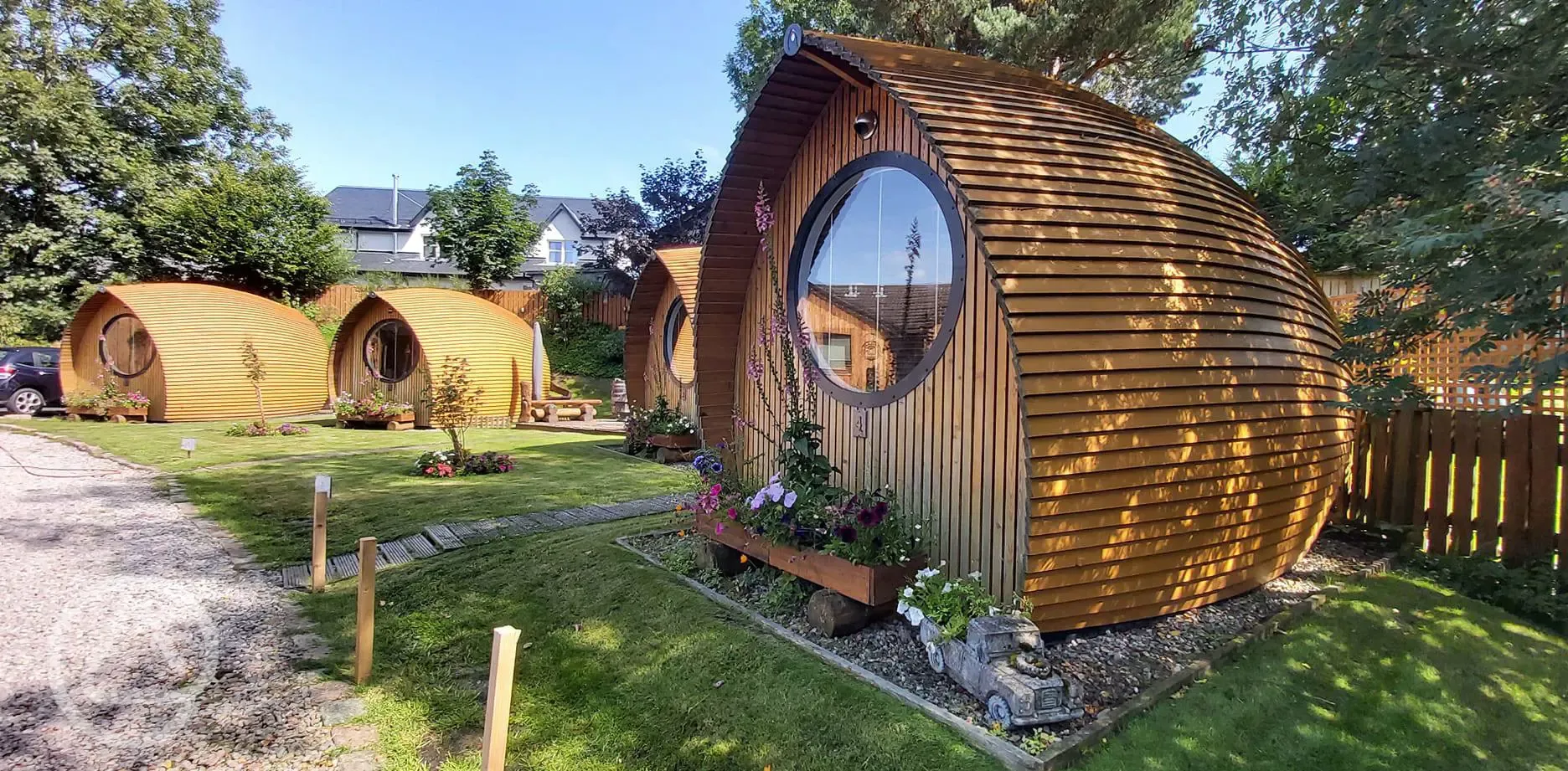 Glamping pods