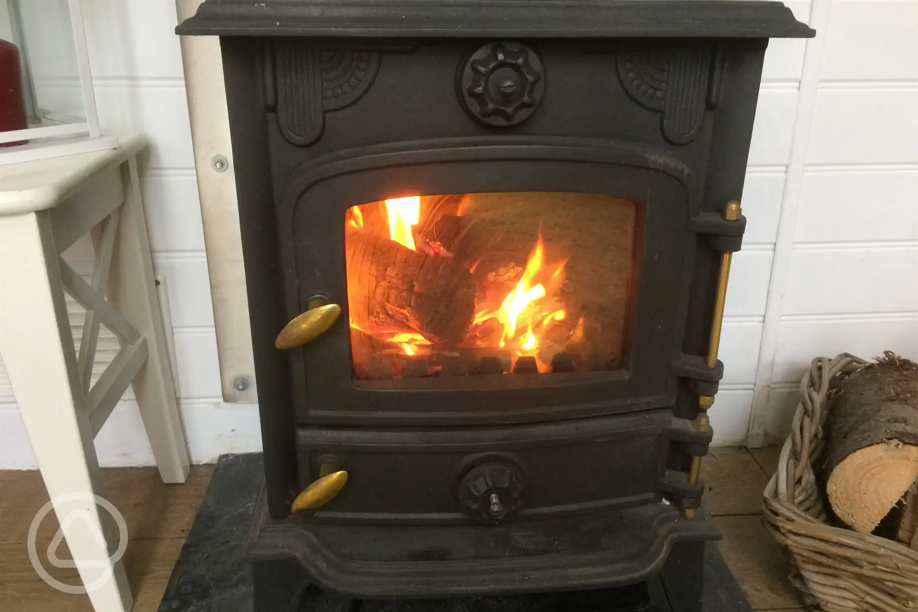 Cosy up at night in front of your own log burner
