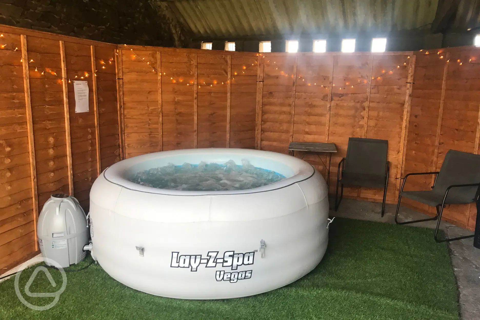How about booking the hot tub to make it extra special