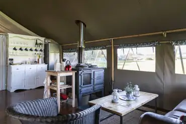 Safari lodge interior