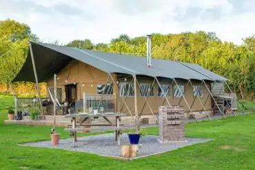 Exterior of Safari tent