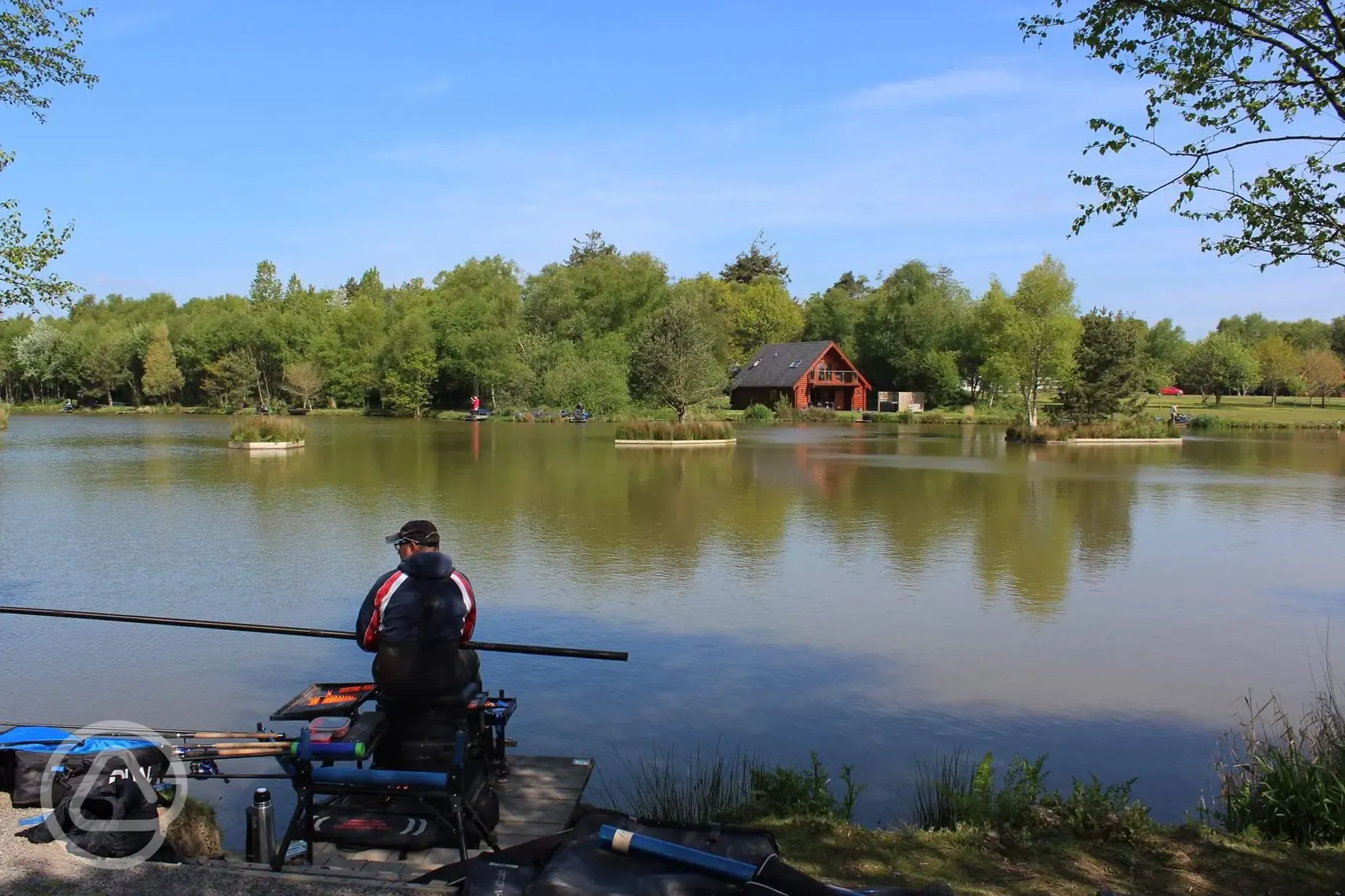 Pleasure fishing on Tanners lake