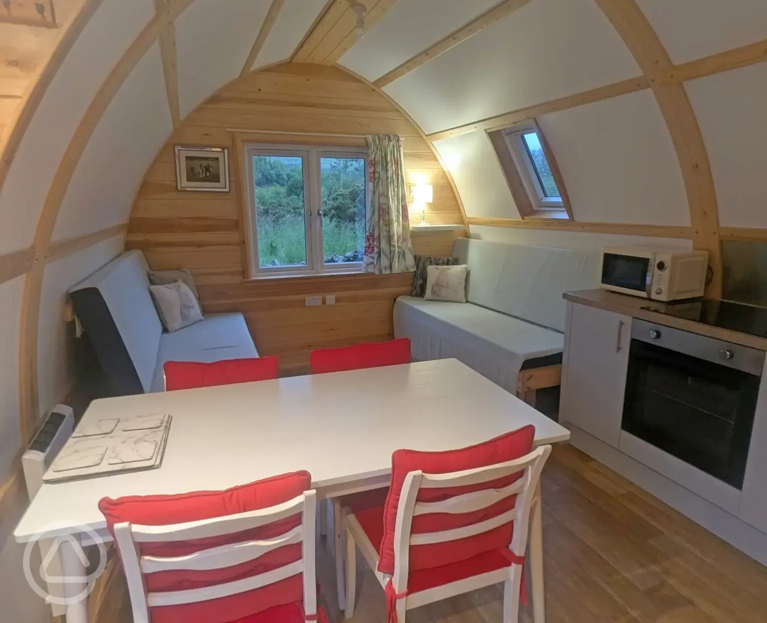 Black Combe seating, kitchenette, and sofa beds Black Combe seating, kitchenette, and sofa beds