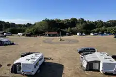 Aerial view of electric pitches