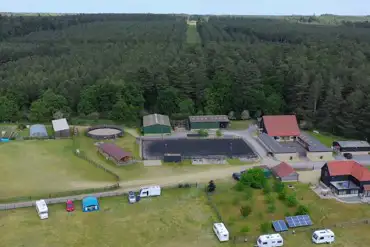 Aerial view of Kings Forest Caravan and Camping Park