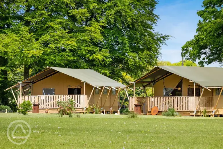 Safari tents at Notgrove Holidays (six persons)