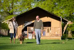 Dog friendly safari tent Dog friendly safari tent