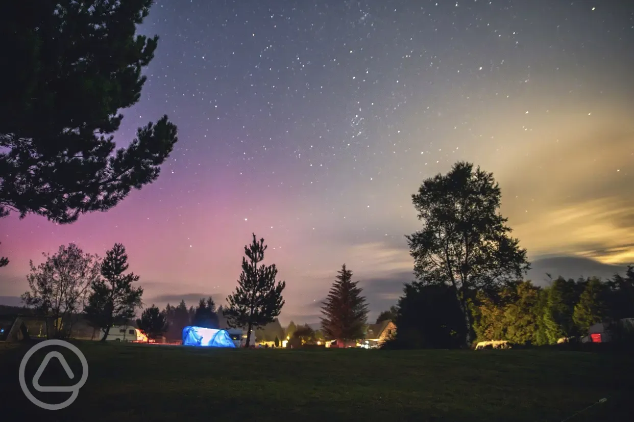 Northern Lights on Campsite