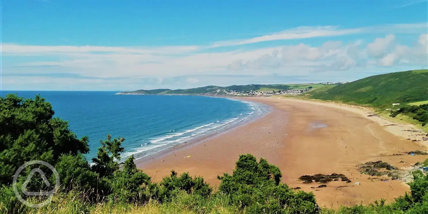 Nearby Woolacombe Sands