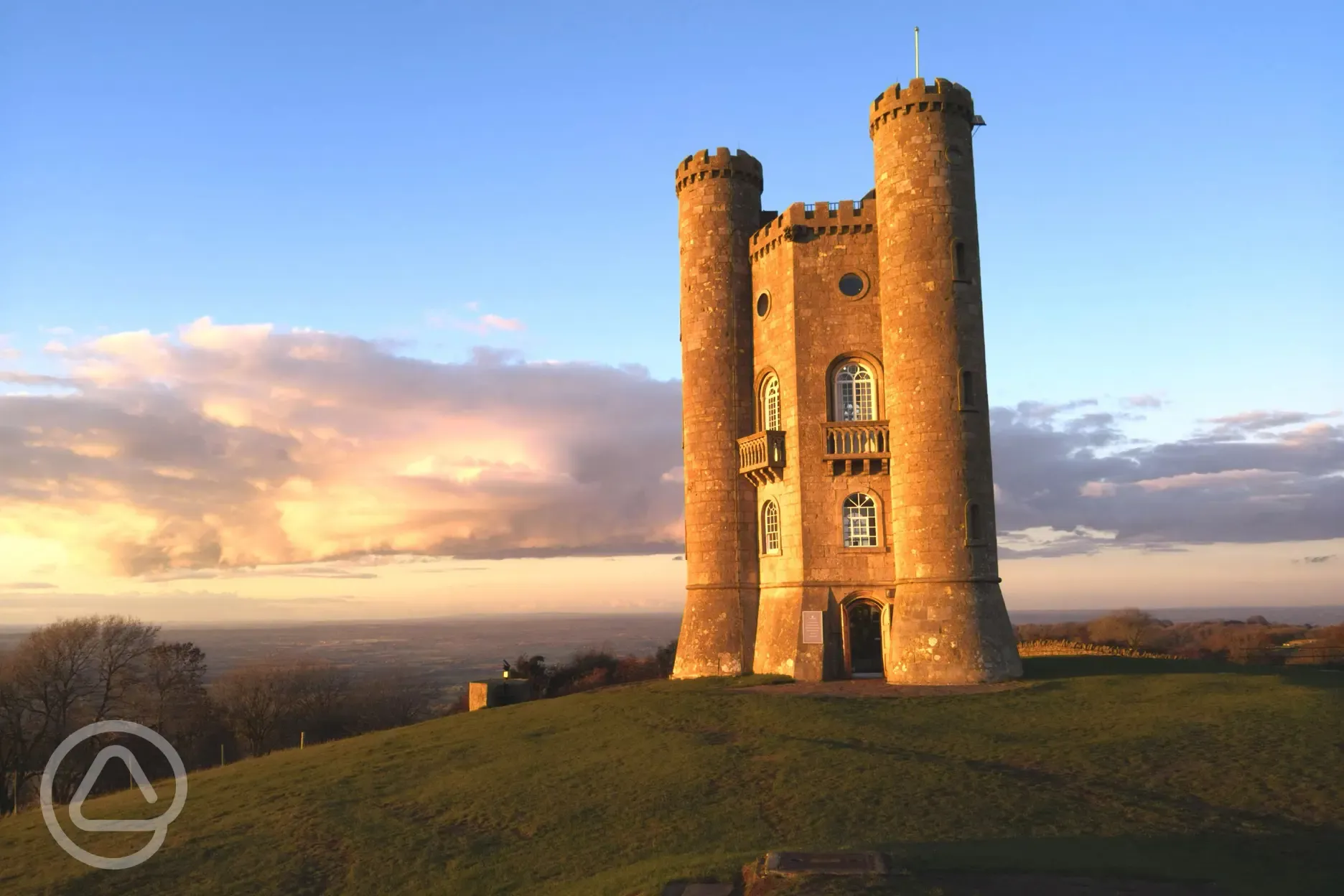 Broadway Tower, a few minutes drive from our site