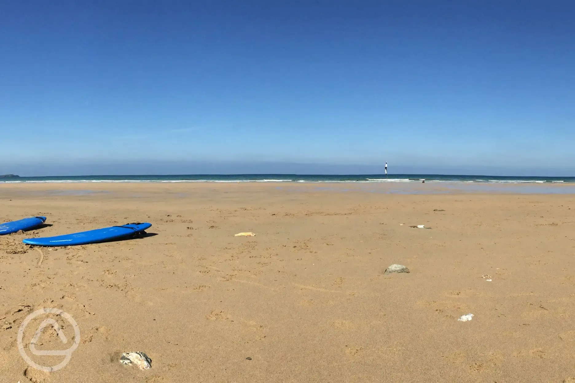 Half a mile away from 2 miles of golden sand and soaring cliffs at Watergate Bay