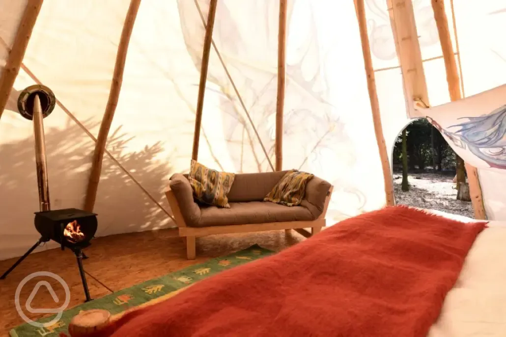 Tipi interior