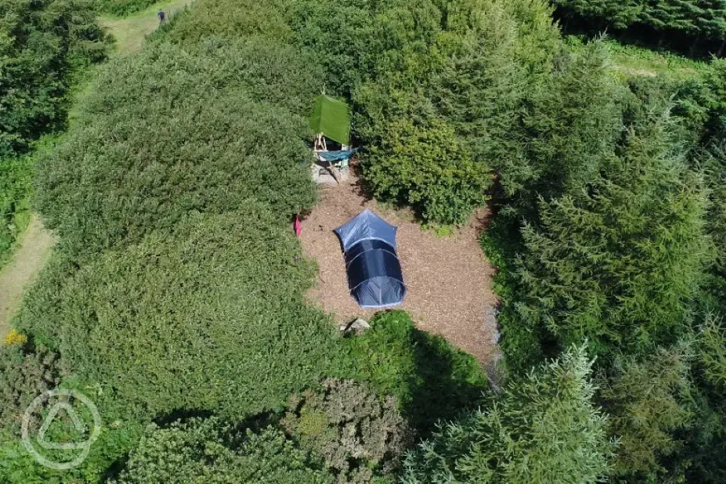 camping aerial