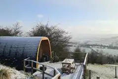 Winter stay at Lavender Pod 
