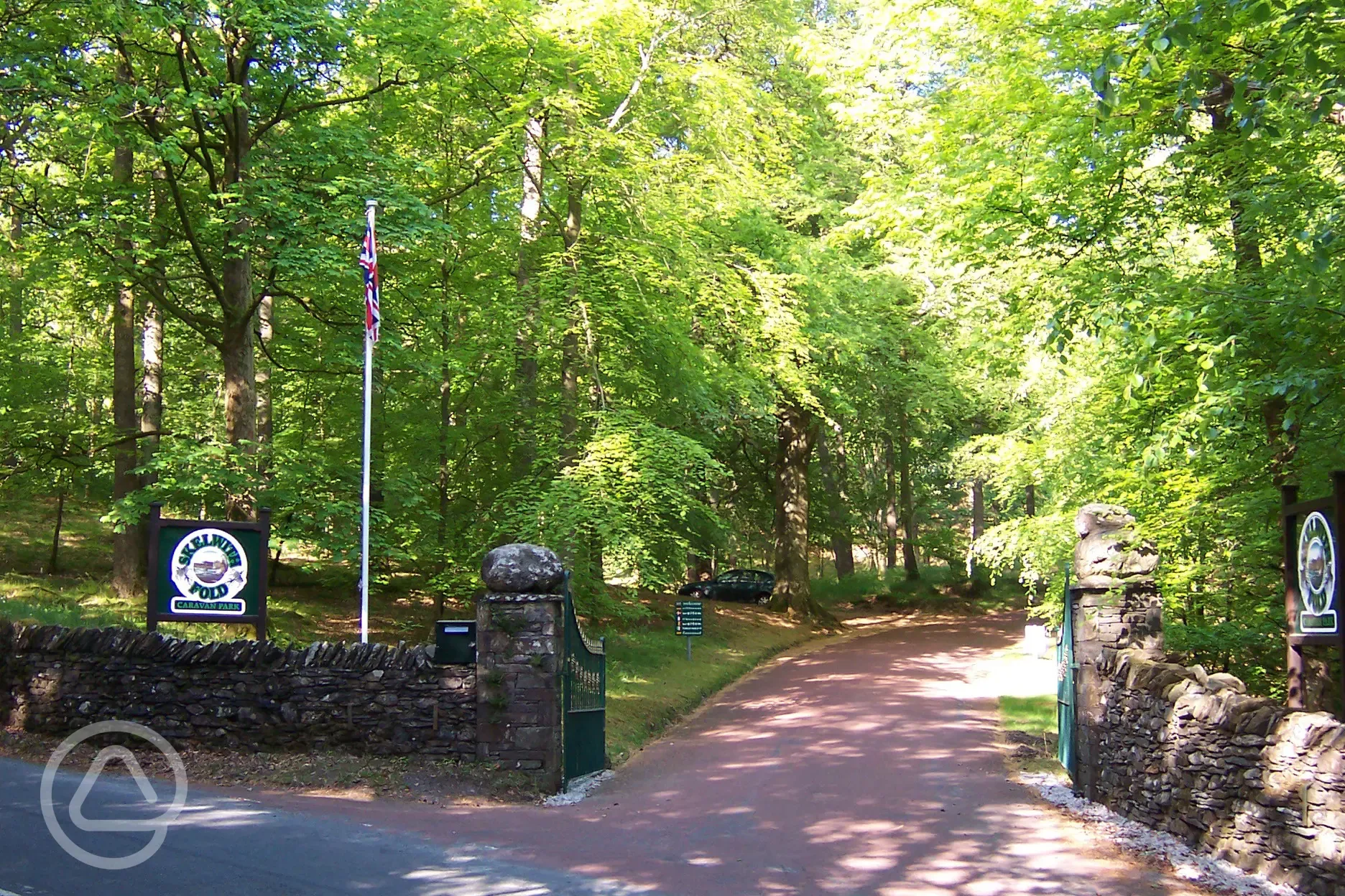 Entrance to Skelwith Fold campsite