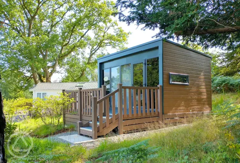 Hideaway glamping pod