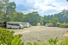 Hardstanding pitches with optional electric