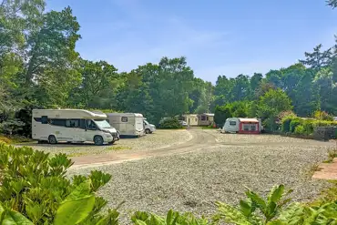 Hardstanding pitches with optional 16 amp electric at Skelwith Fold Caravan Park