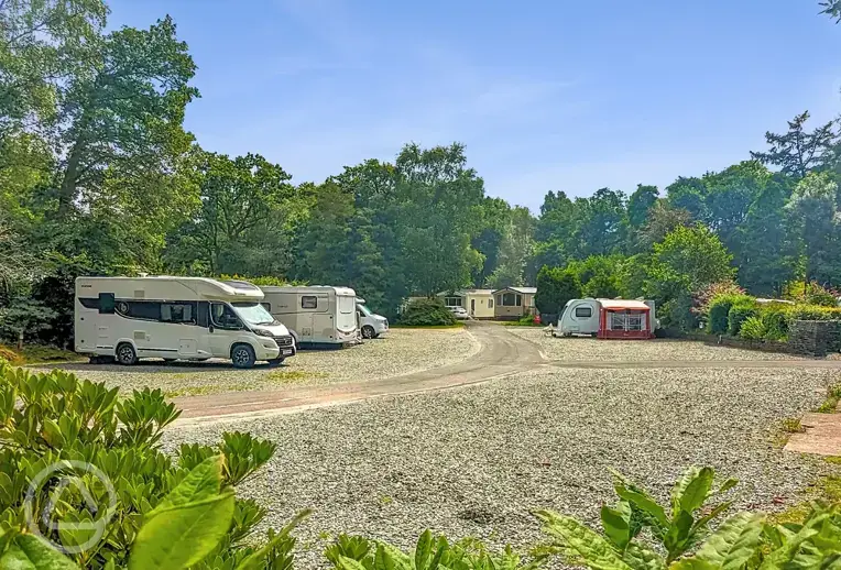Hardstanding pitches with optional electric