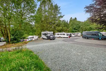 Hardstanding pitches with optional 16 amp electric at Skelwith Fold Caravan Park