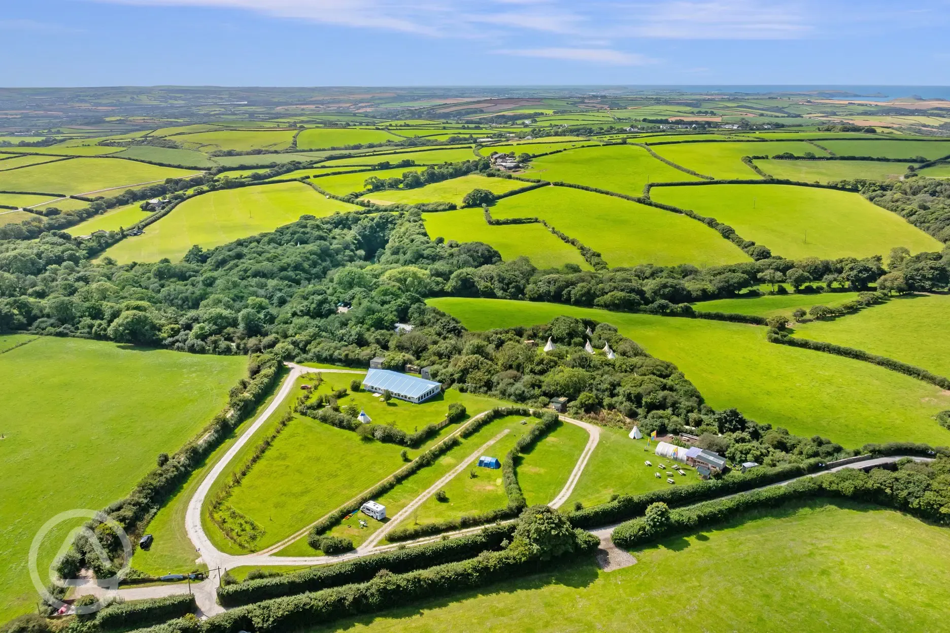 Aerial of pitches