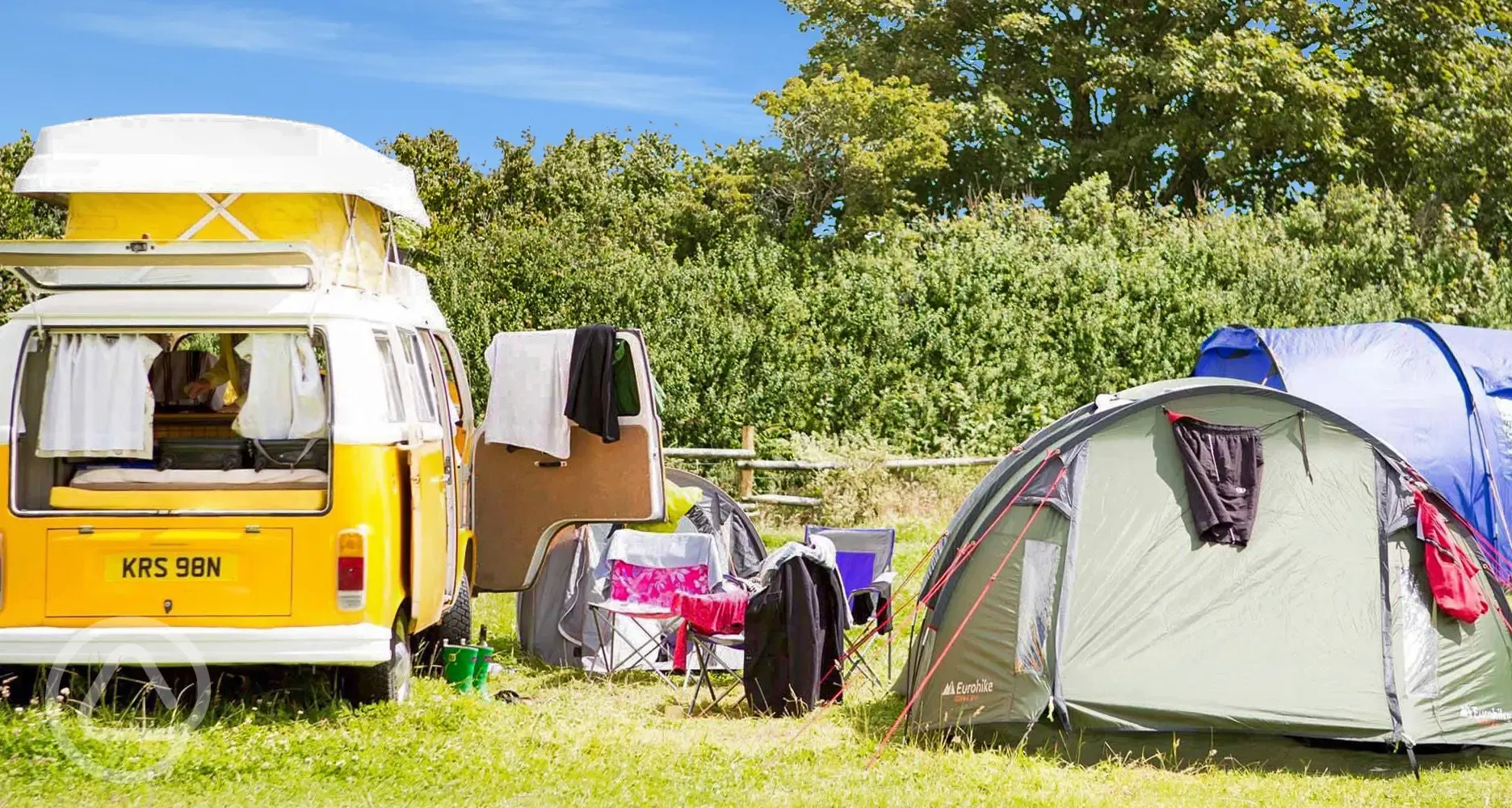 Grass campervan pitches (Meadow)